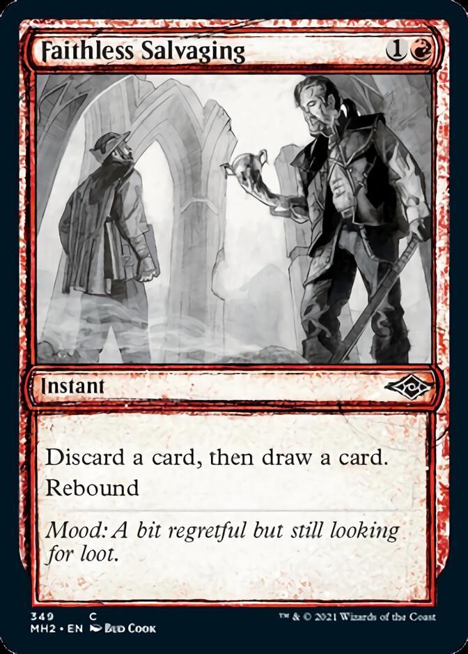 Faithless Salvaging (Sketch) [Modern Horizons 2] | Gamer Loot