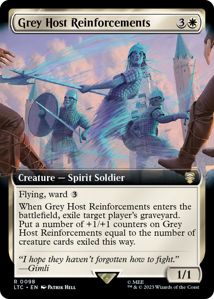 Grey Host Reinforcements (Extended Art) [The Lord of the Rings: Tales of Middle-Earth Commander] | Gamer Loot