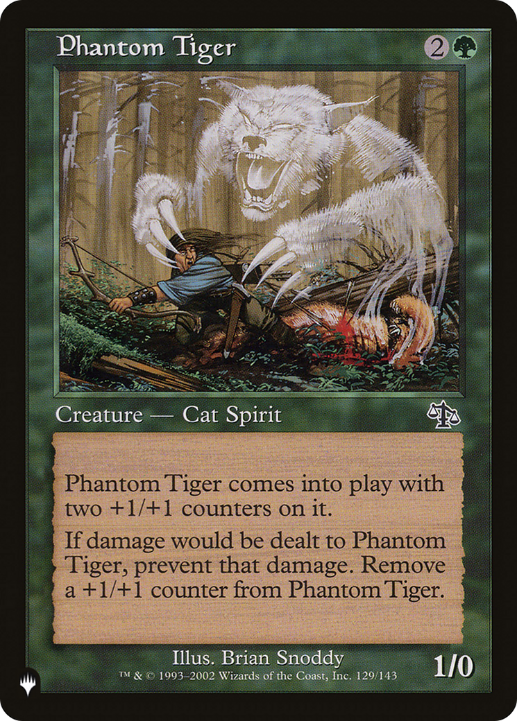 Phantom Tiger [The List Reprints] | Gamer Loot