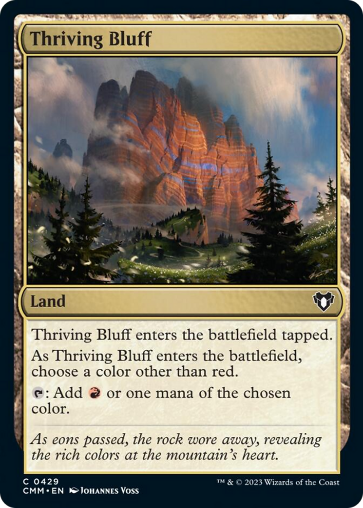 Thriving Bluff [Commander Masters] | Gamer Loot