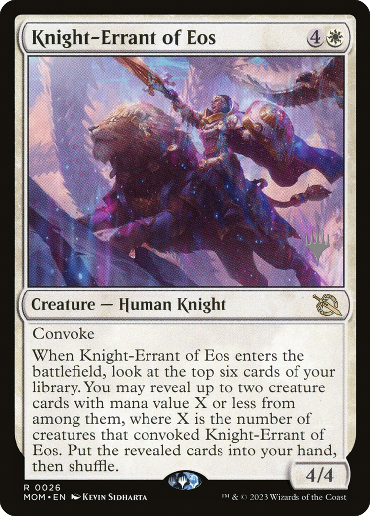 Knight-Errant of Eos (Promo Pack) [March of the Machine Promos] | Gamer Loot