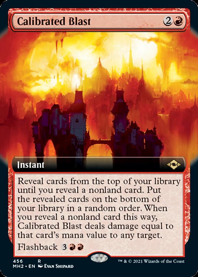 Calibrated Blast (Extended Art) [Modern Horizons 2] | Gamer Loot