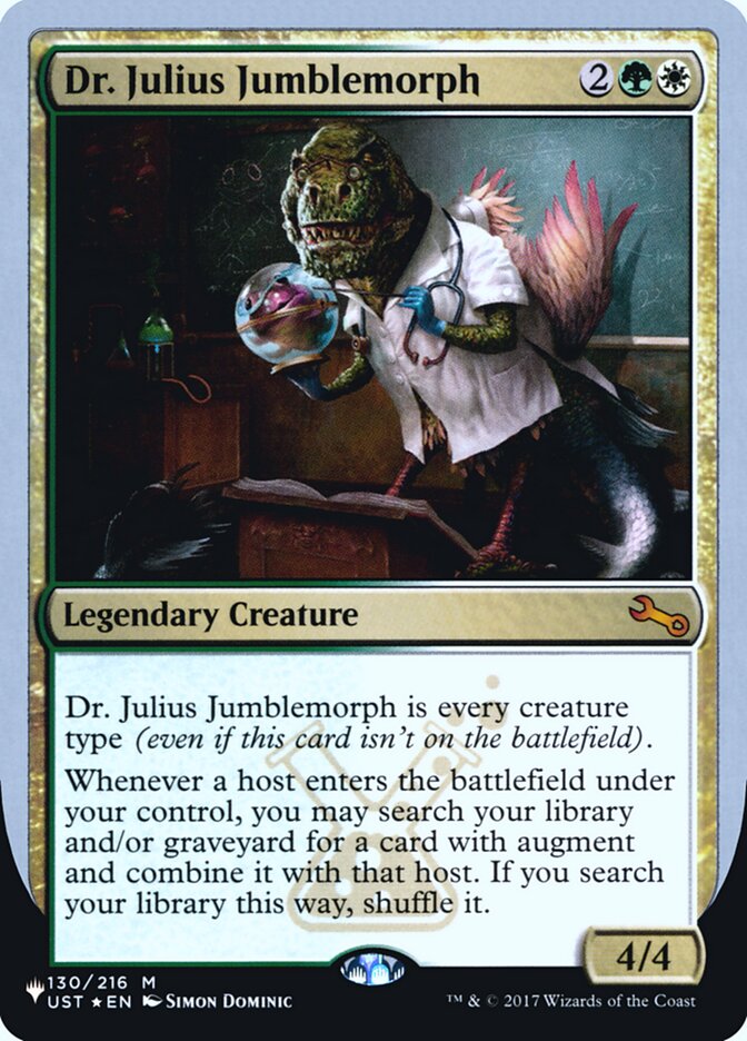 Dr. Julius Jumblemorph (Unfinity Foil Edition) [The List] | Gamer Loot