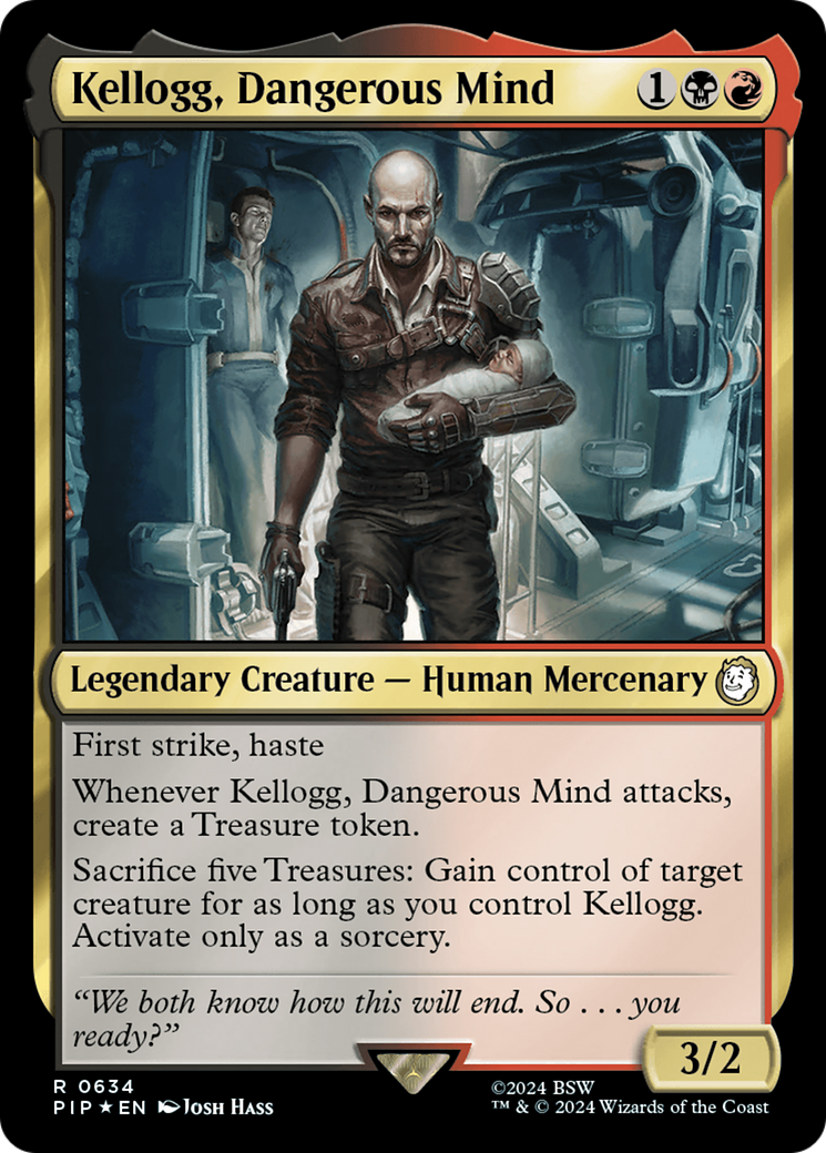 Kellogg, Dangerous Mind (Surge Foil) [Fallout] | Gamer Loot