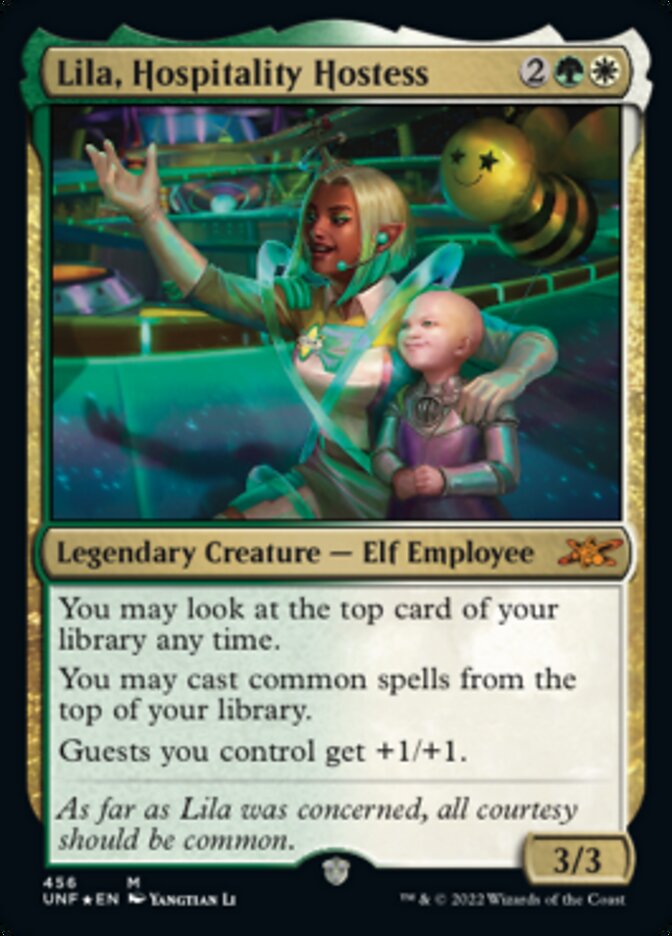 Lila, Hospitality Hostess (Galaxy Foil) [Unfinity] | Gamer Loot