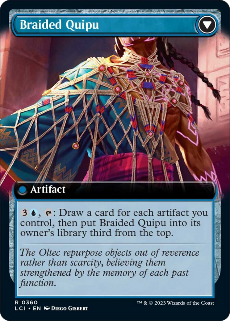 Braided Net // Braided Quipu (Extended Art) [The Lost Caverns of Ixalan] | Gamer Loot