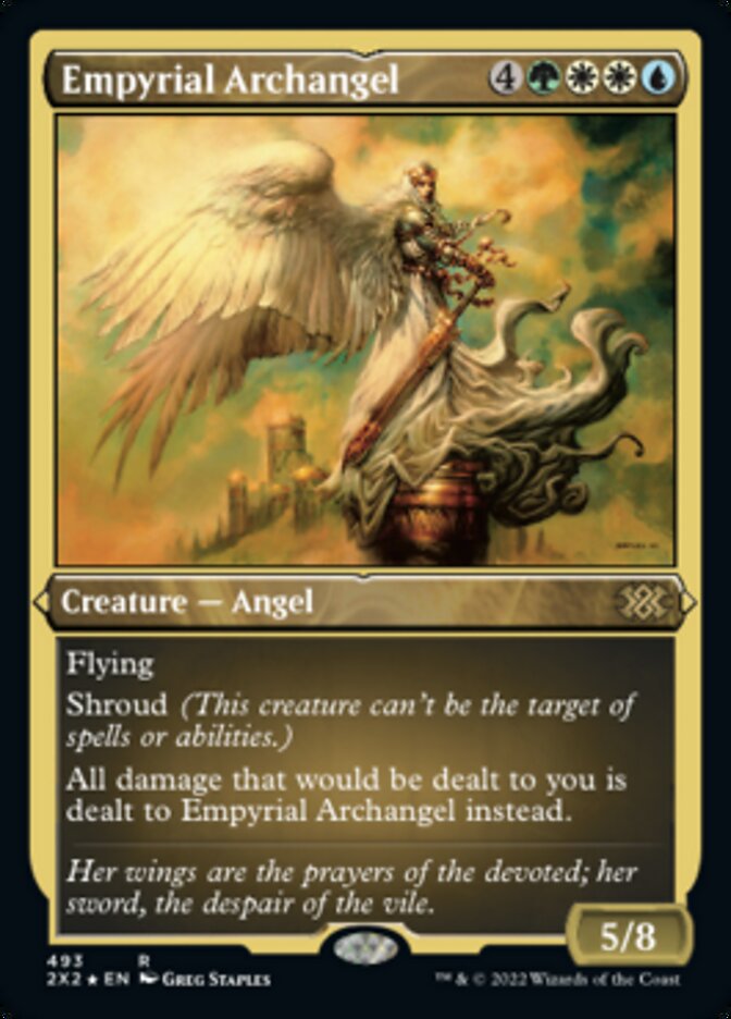 Empyrial Archangel (Foil Etched) [Double Masters 2022] | Gamer Loot