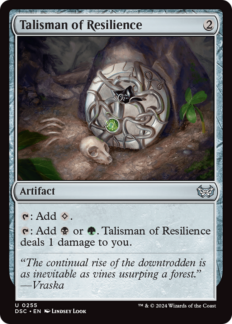 Talisman of Resilience [Duskmourn: House of Horror Commander] | Gamer Loot