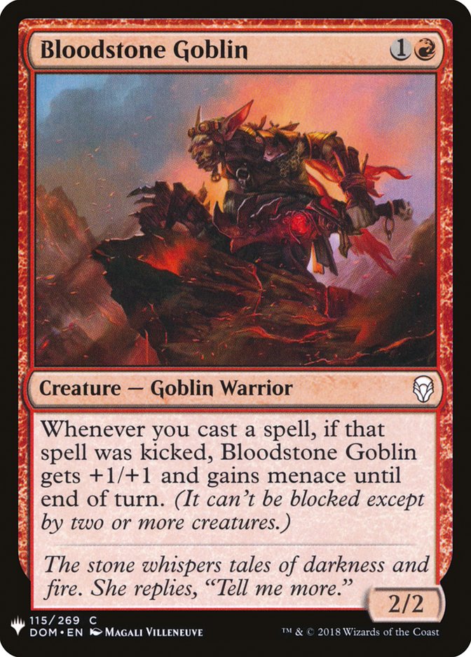 Bloodstone Goblin [Mystery Booster] | Gamer Loot