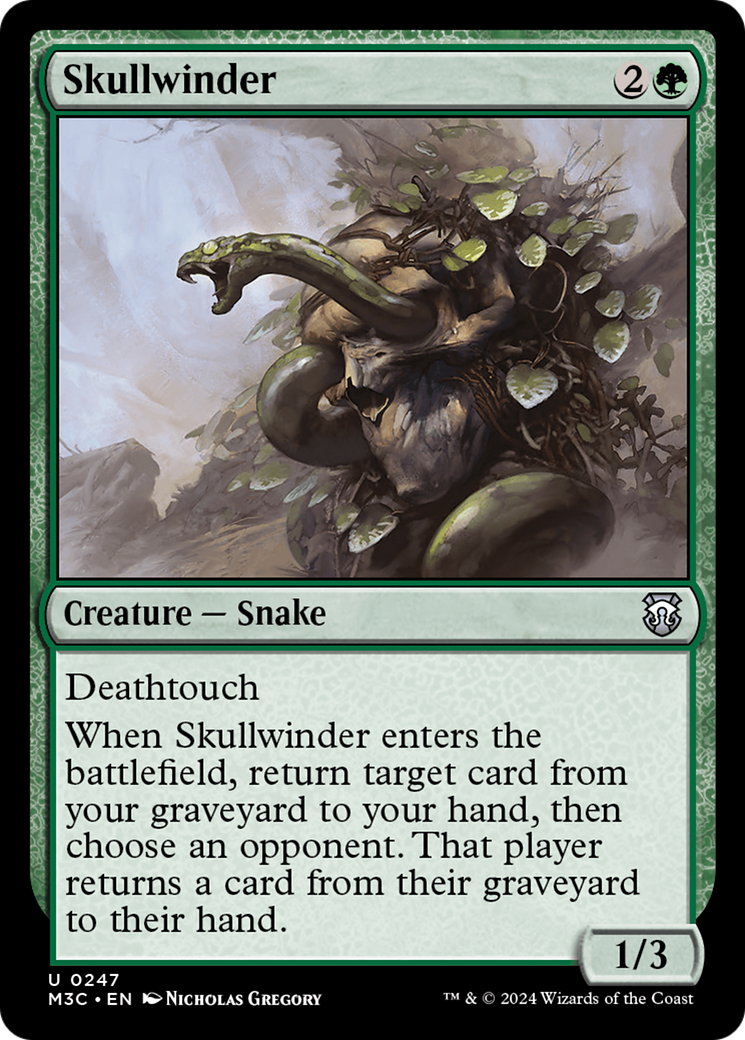 Skullwinder (Ripple Foil) [Modern Horizons 3 Commander] | Gamer Loot