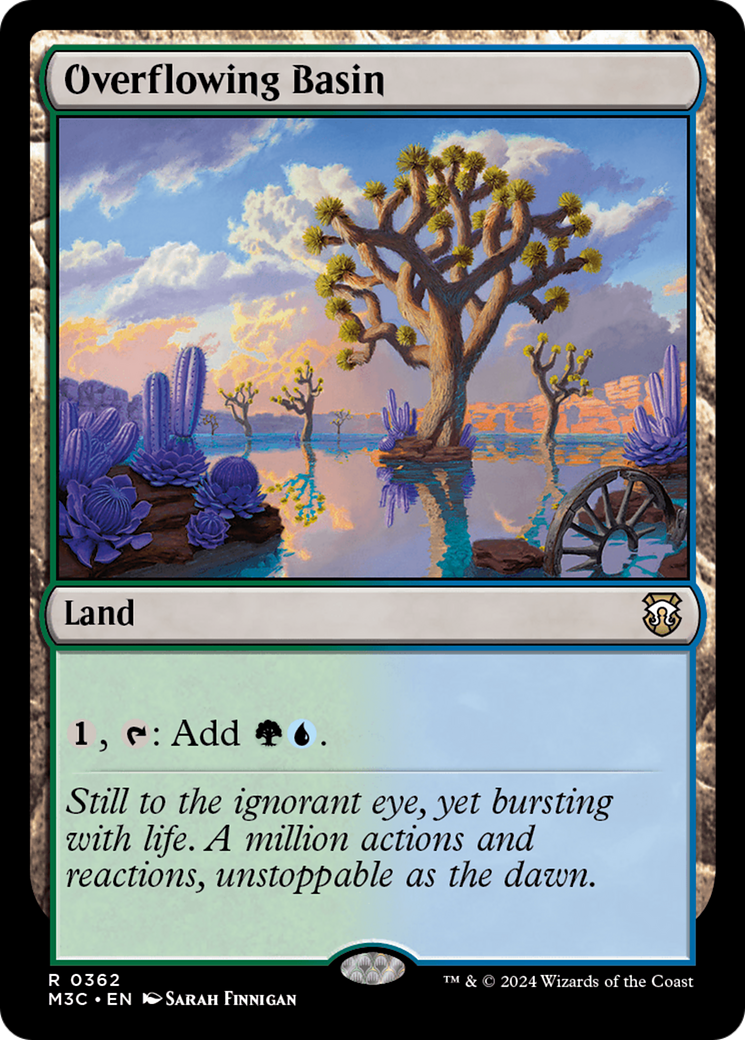 Overflowing Basin (Ripple Foil) [Modern Horizons 3 Commander] | Gamer Loot