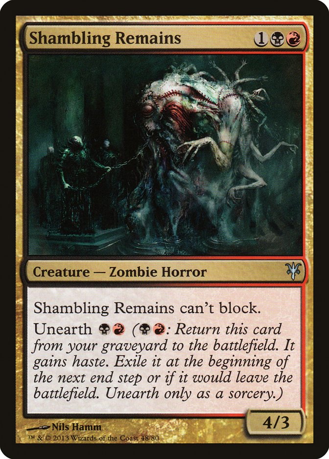 Shambling Remains [Duel Decks: Sorin vs. Tibalt] | Gamer Loot