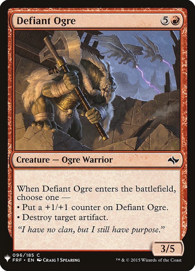 Defiant Ogre [Mystery Booster] | Gamer Loot