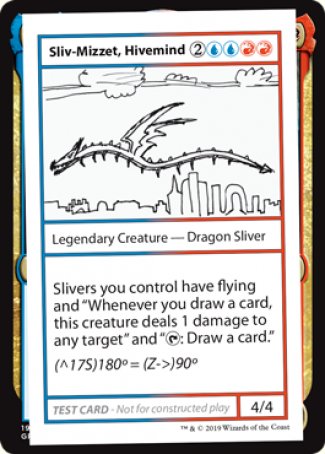 Sliv-Mizzet, Hivemind (2021 Edition) [Mystery Booster Playtest Cards] | Gamer Loot