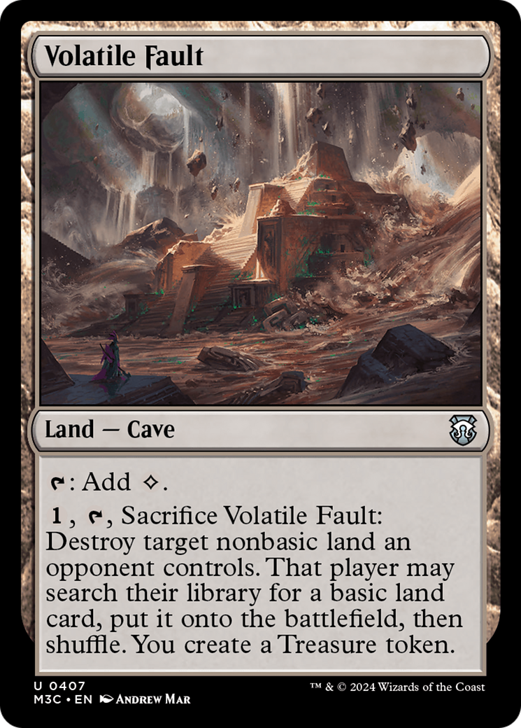 Volatile Fault (Ripple Foil) [Modern Horizons 3 Commander] | Gamer Loot