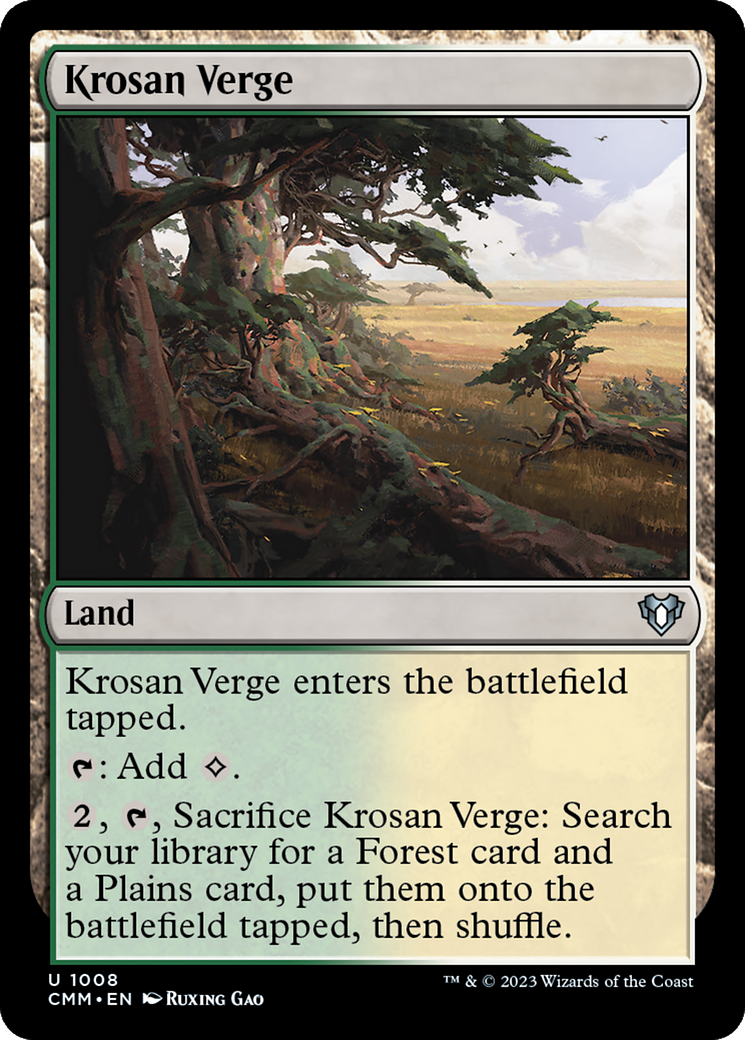 Krosan Verge [Commander Masters] | Gamer Loot