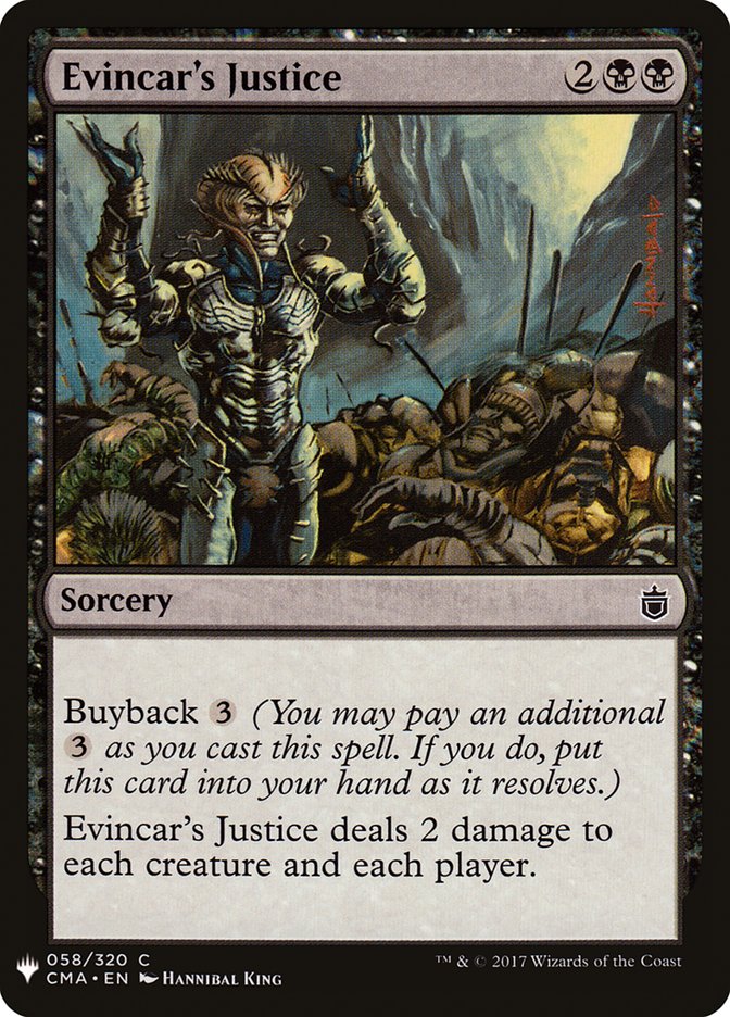 Evincar's Justice [Mystery Booster] | Gamer Loot
