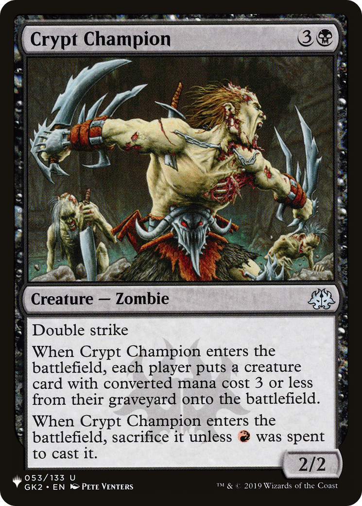 Crypt Champion [The List Reprints] | Gamer Loot