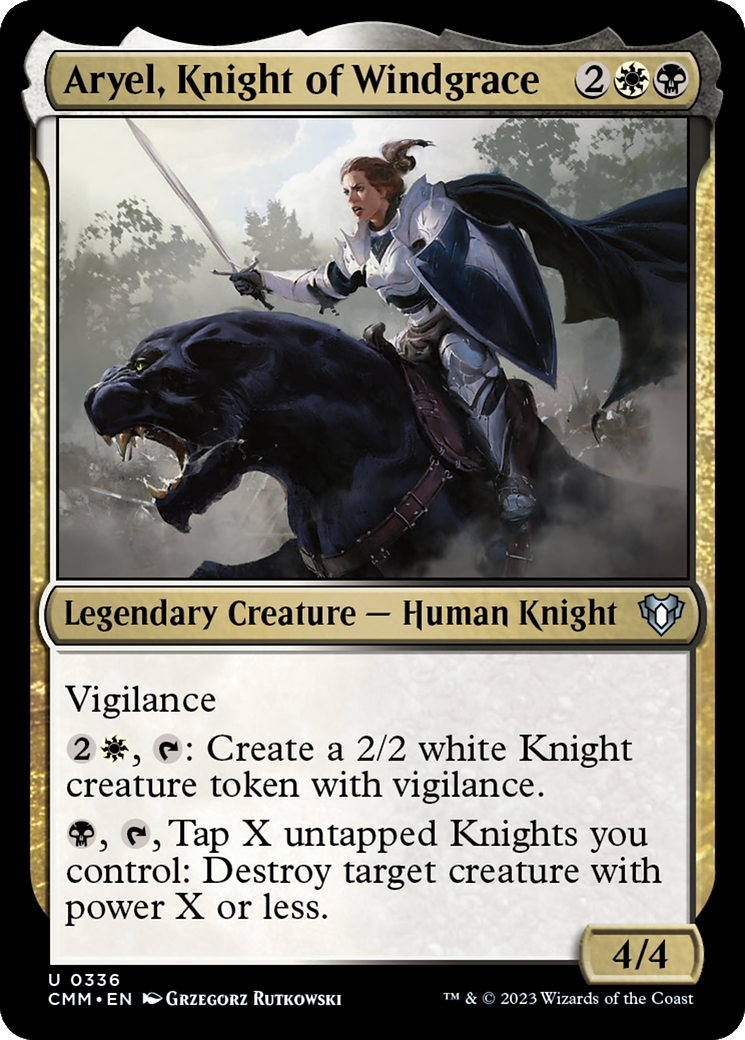 Aryel, Knight of Windgrace [Commander Masters] | Gamer Loot