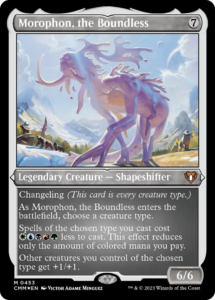 Morophon, the Boundless (Foil Etched) [Commander Masters] | Gamer Loot