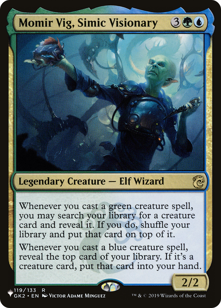 Momir Vig, Simic Visionary [The List Reprints] | Gamer Loot