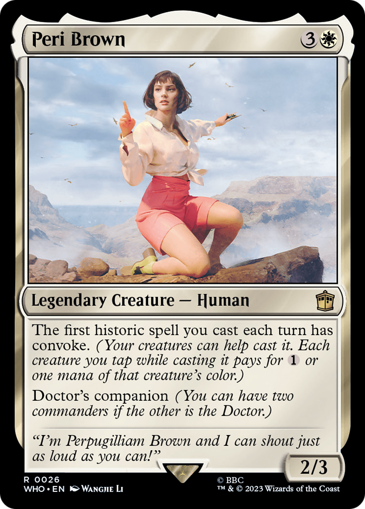 Peri Brown [Doctor Who] | Gamer Loot