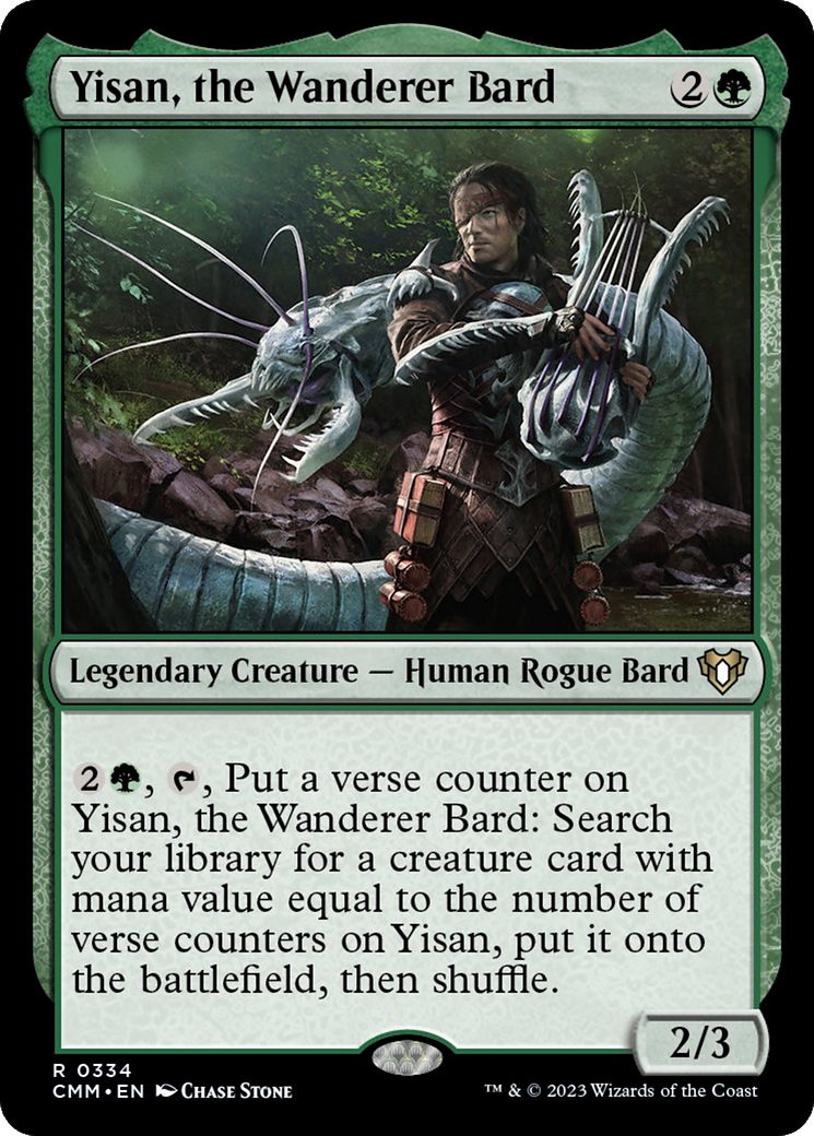 Yisan, the Wanderer Bard [Commander Masters] | Gamer Loot