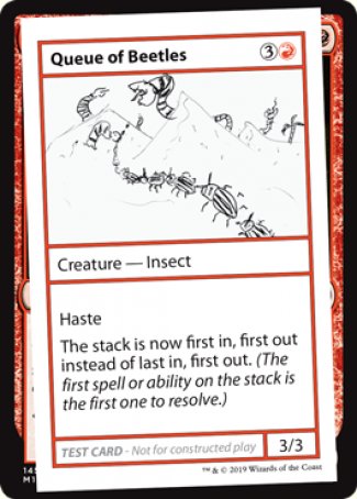 Queue of Beetles (2021 Edition) [Mystery Booster Playtest Cards] | Gamer Loot