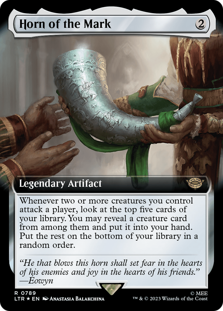 Horn of the Mark (Extended Art) (Surge Foil) [The Lord of the Rings: Tales of Middle-Earth] | Gamer Loot