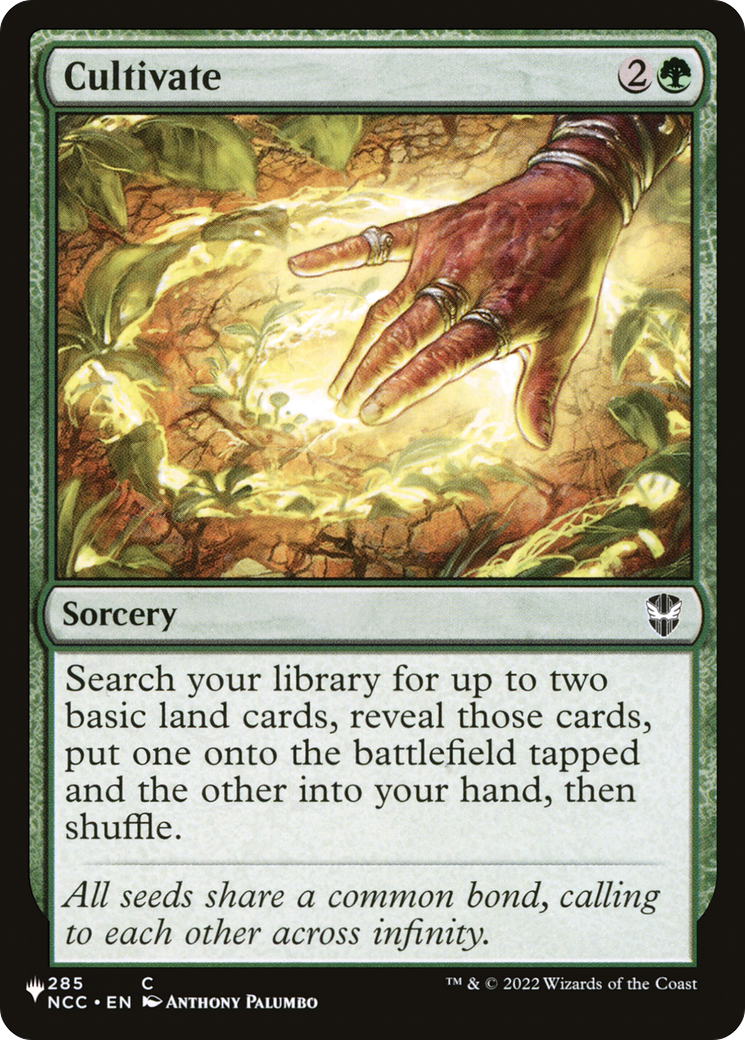 Cultivate (NCC) [The List] | Gamer Loot