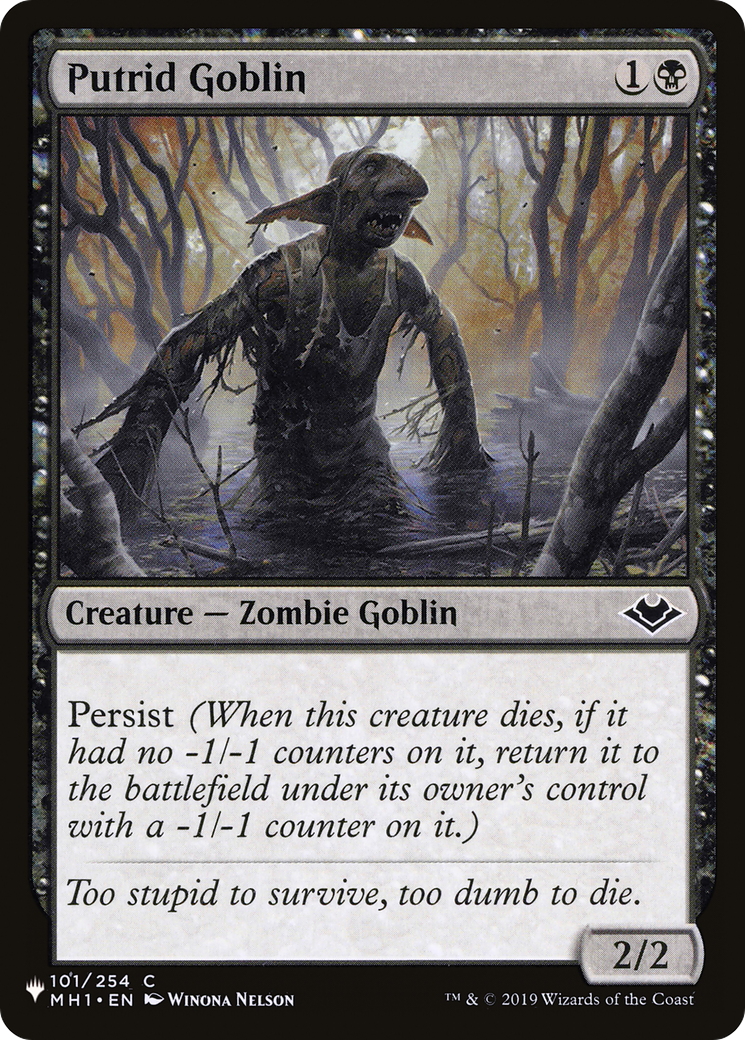 Putrid Goblin [The List Reprints] | Gamer Loot