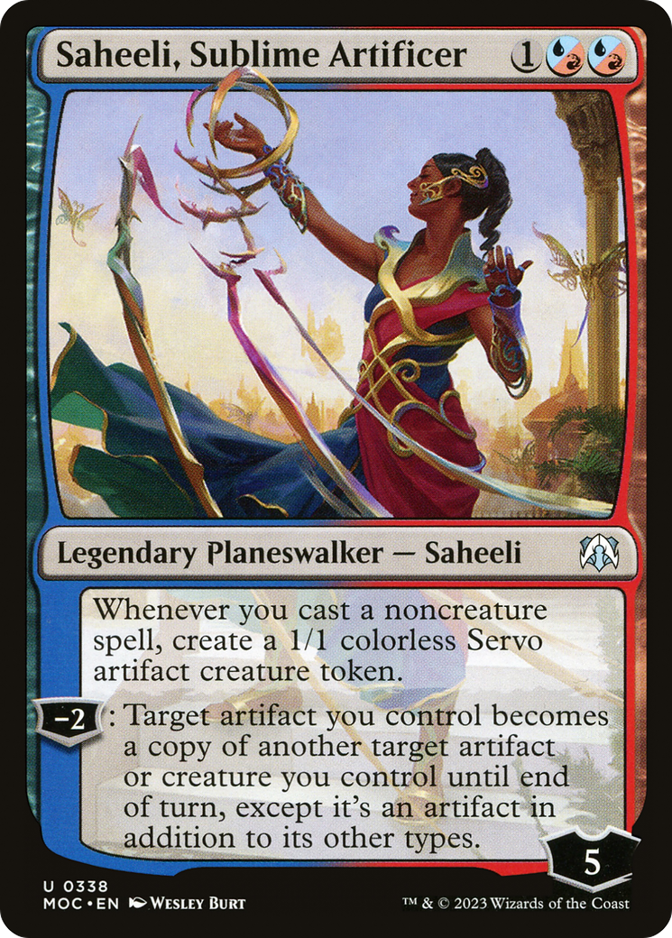 Saheeli, Sublime Artificer [March of the Machine Commander] | Gamer Loot