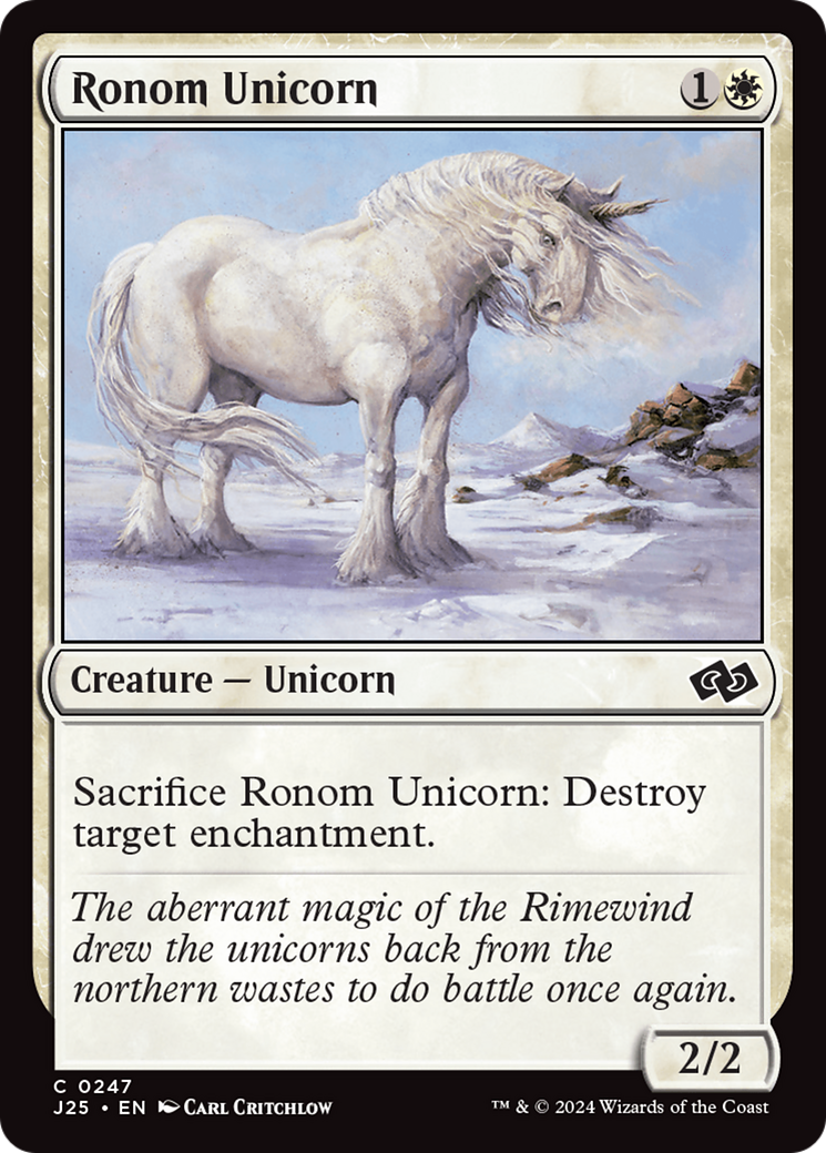 Ronom Unicorn [Foundations Jumpstart] | Gamer Loot