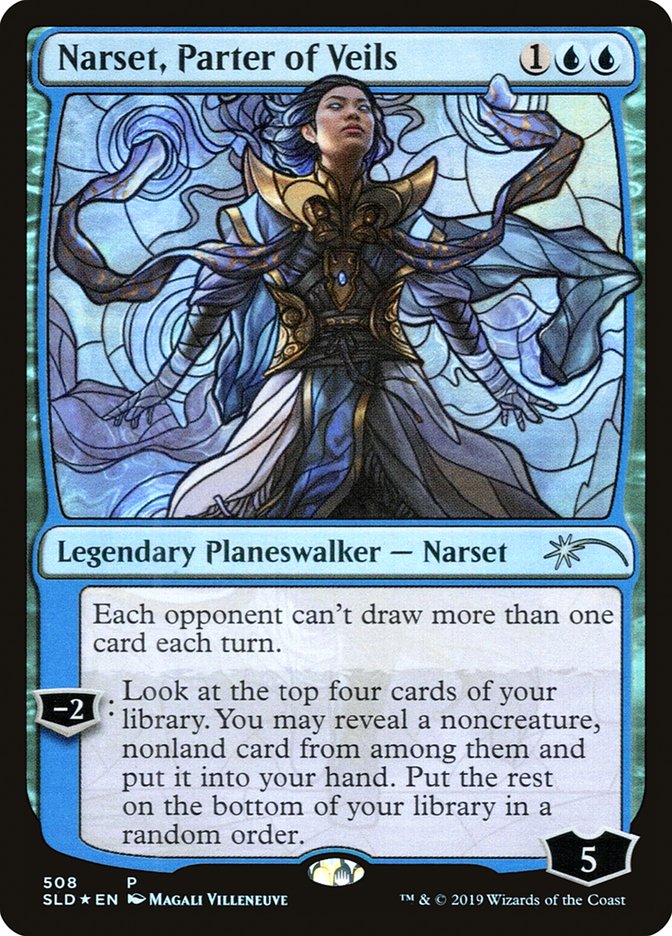 Narset, Parter of Veils (Stained Glass) [Secret Lair Drop Promos] | Gamer Loot