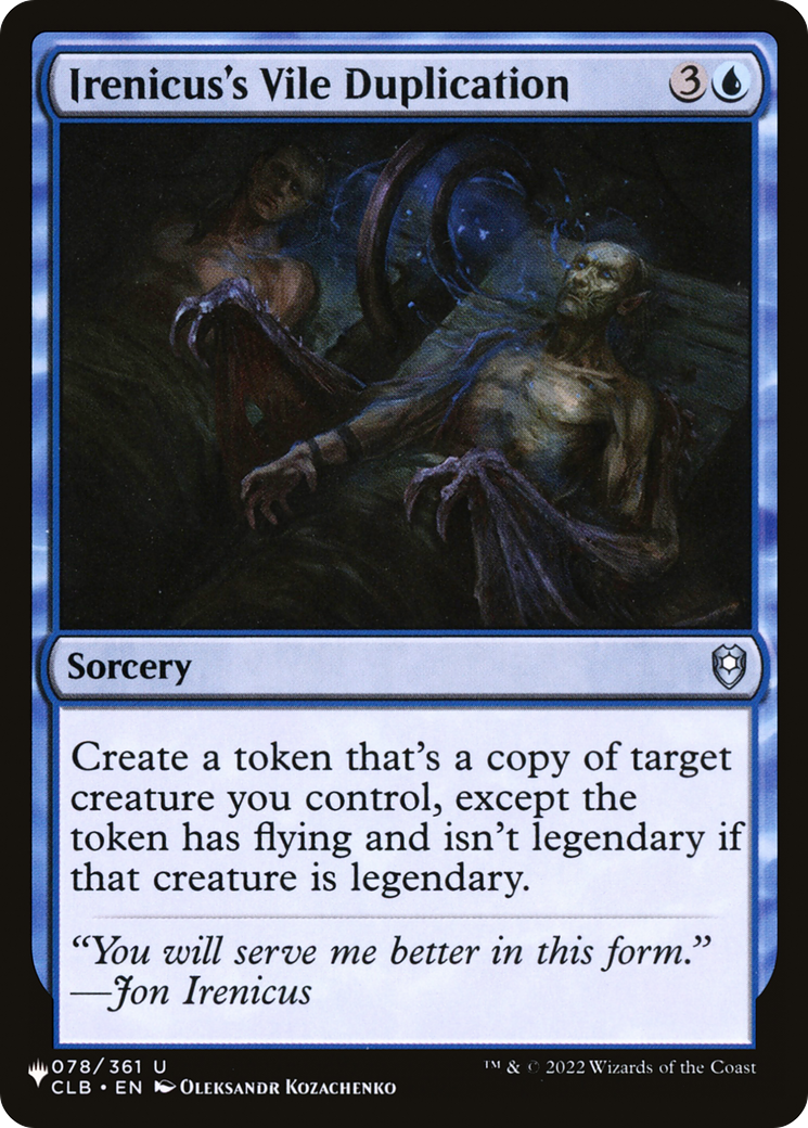 Irenicus's Vile Duplication [The List] | Gamer Loot