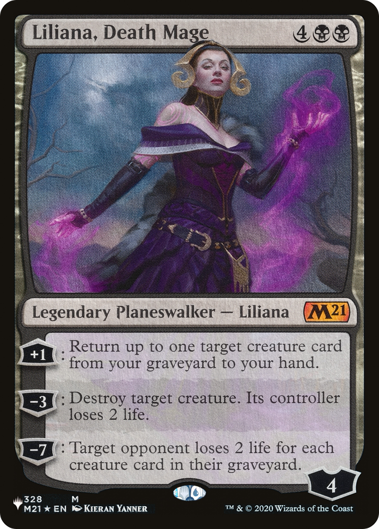 Liliana, Death Mage [The List Reprints] | Gamer Loot