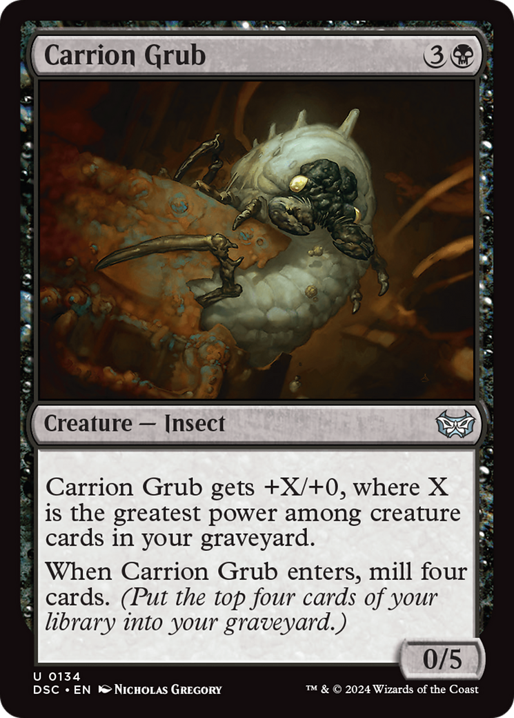 Carrion Grub [Duskmourn: House of Horror Commander] | Gamer Loot