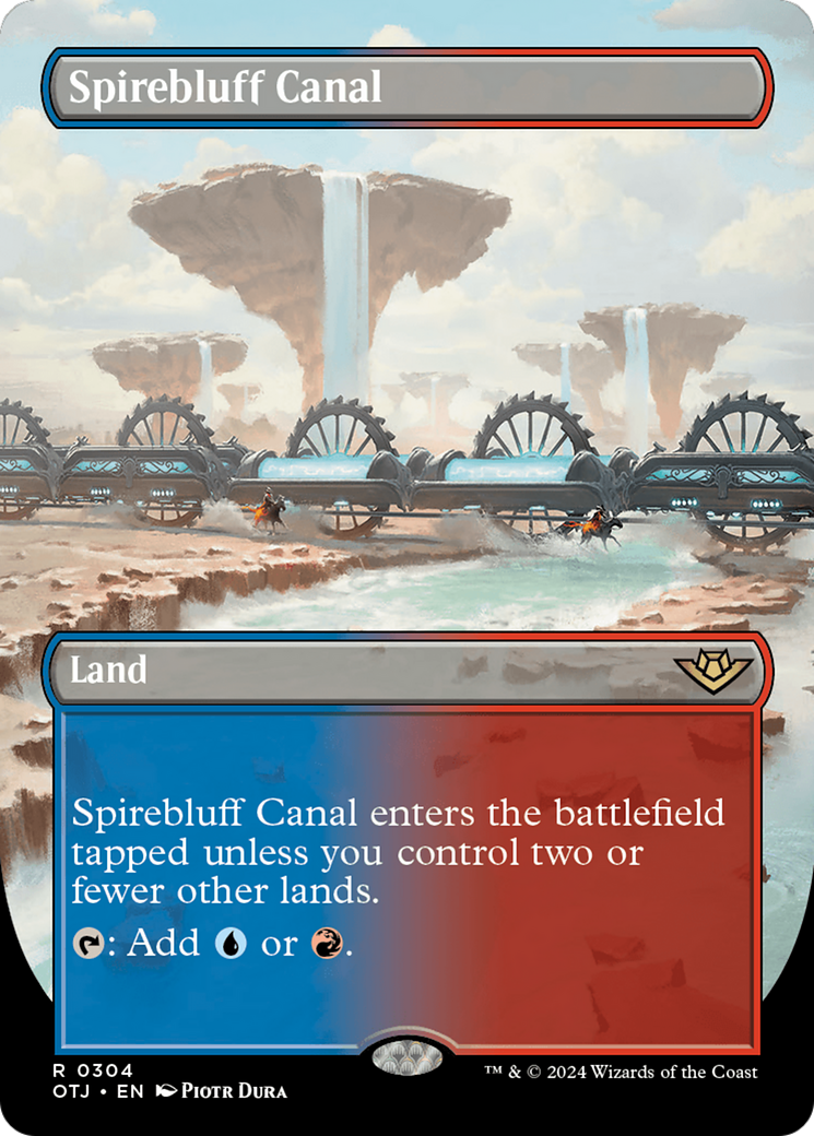 Spirebluff Canal (Borderless) [Outlaws of Thunder Junction] | Gamer Loot