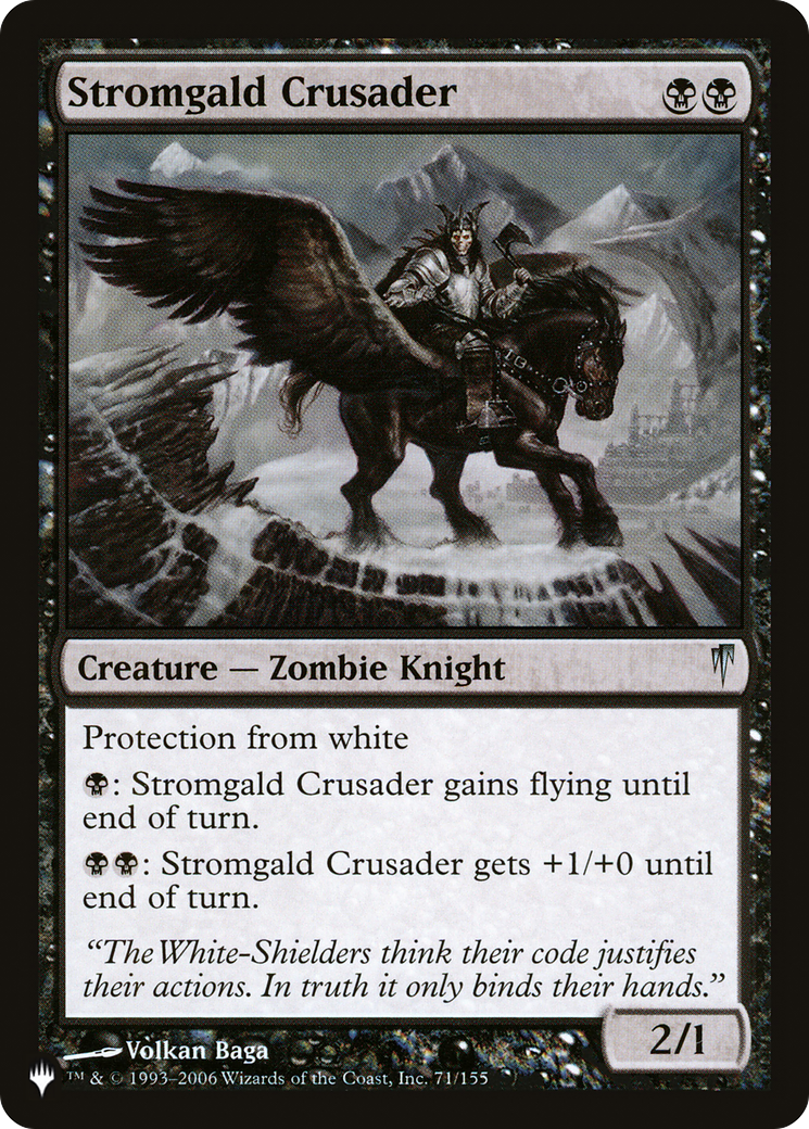 Stromgald Crusader [The List] | Gamer Loot