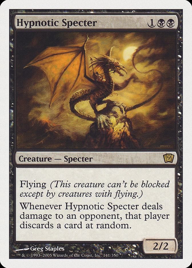 Hypnotic Specter (9th Edition) (Oversized) [Oversize Cards] | Gamer Loot