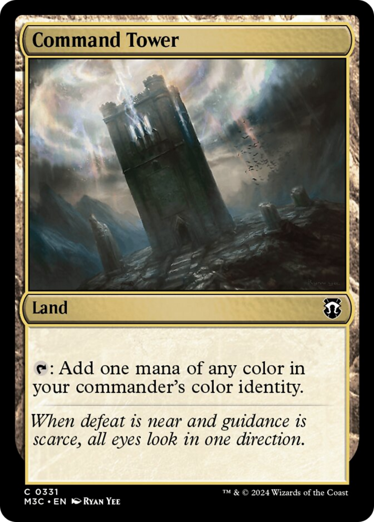 Command Tower (Ripple Foil) [Modern Horizons 3 Commander] | Gamer Loot