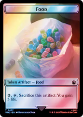 Alien Angel // Food (0057) Double-Sided Token (Surge Foil) [Doctor Who Tokens] | Gamer Loot