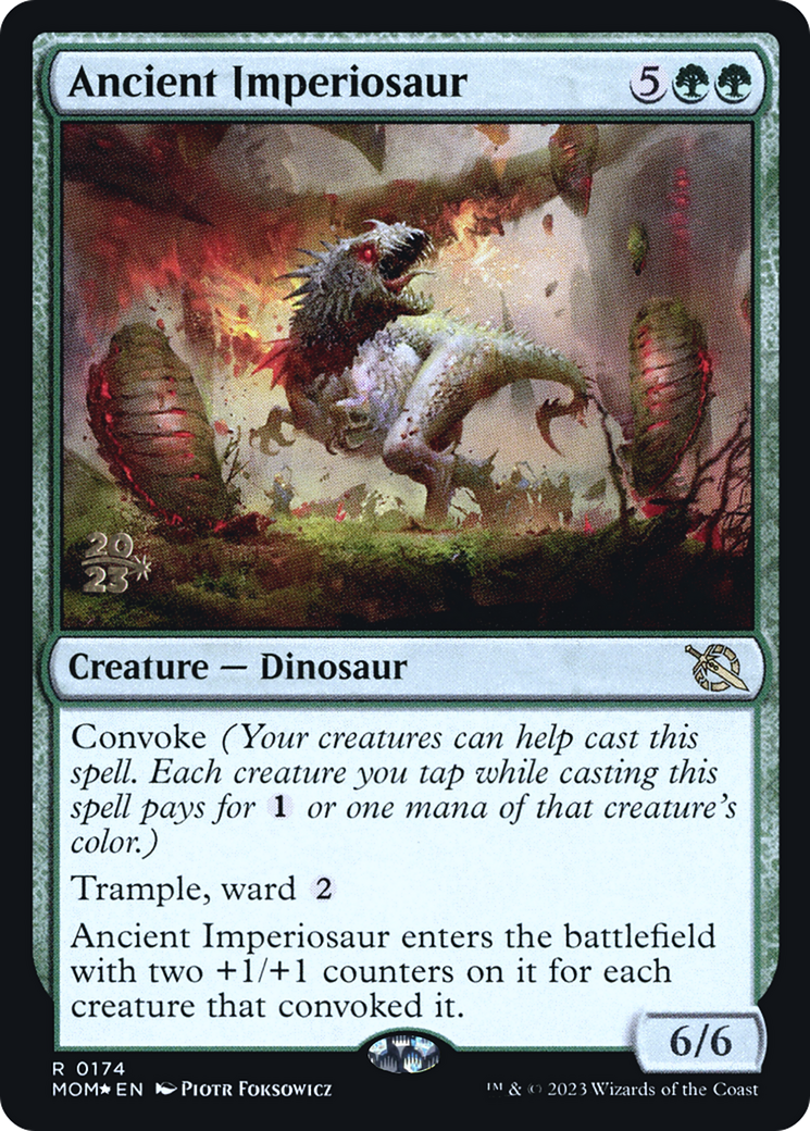 Ancient Imperiosaur [March of the Machine Prerelease Promos] | Gamer Loot