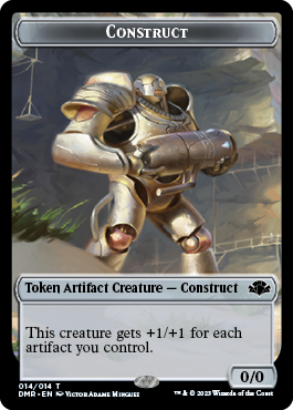 Insect // Construct Double-Sided Token [Dominaria Remastered Tokens] | Gamer Loot