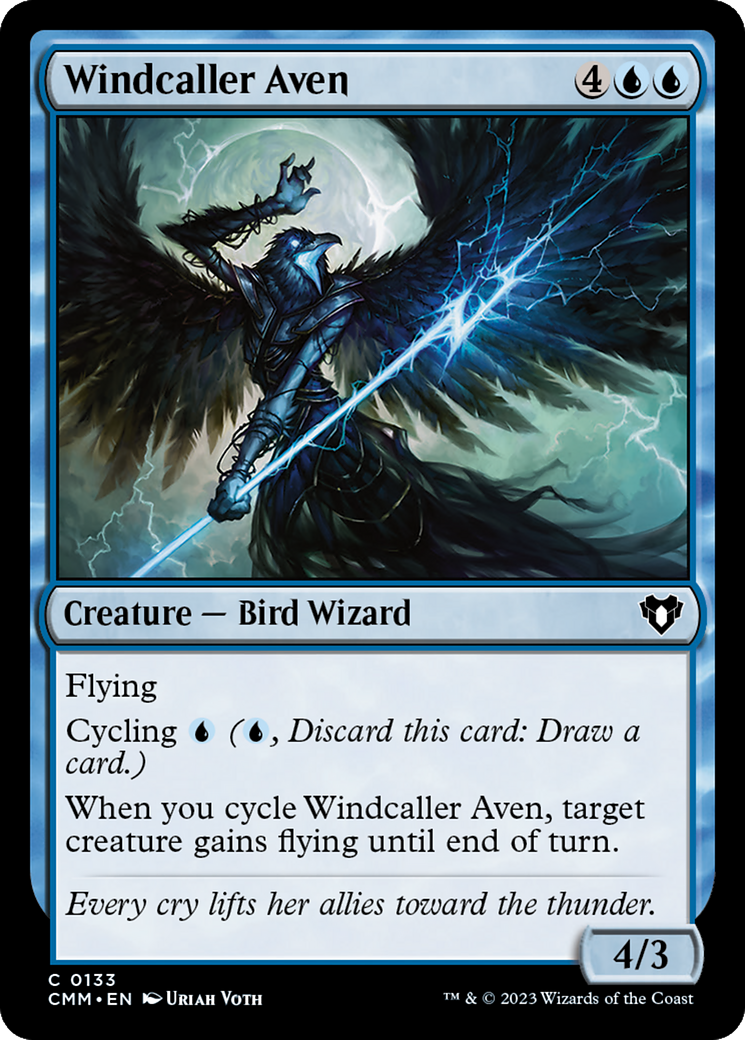 Windcaller Aven [Commander Masters] | Gamer Loot