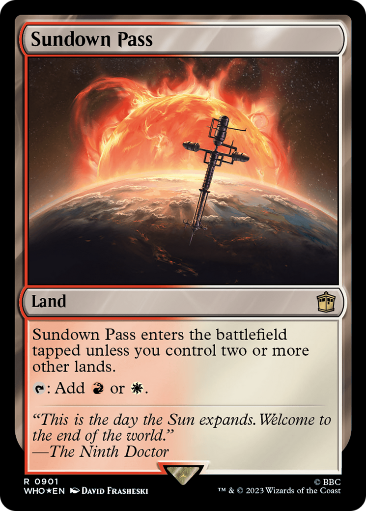 Sundown Pass (Surge Foil) [Doctor Who] | Gamer Loot