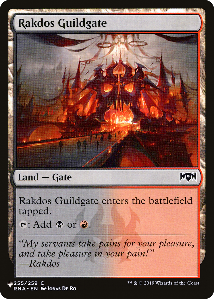 Rakdos Guildgate [The List] | Gamer Loot