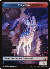 Elemental (09) // Dinosaur Double-Sided Token [March of the Machine Tokens] | Gamer Loot