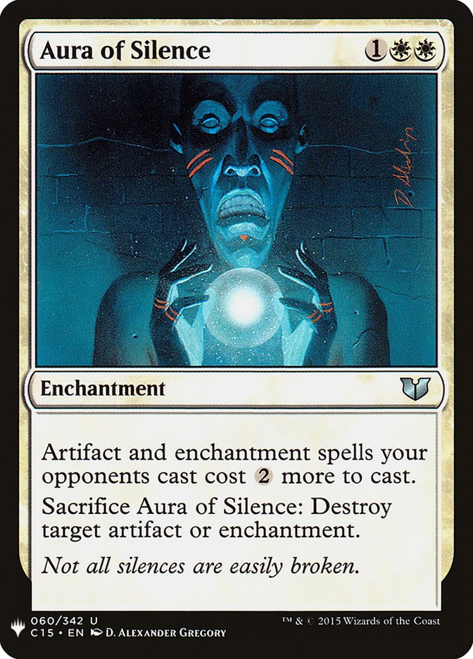 Aura of Silence [Mystery Booster] | Gamer Loot