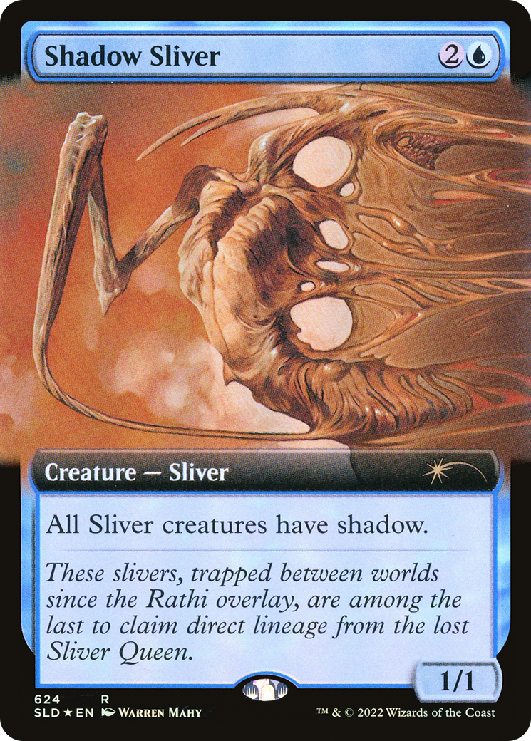 Shadow Sliver (Extended Art) [Secret Lair Drop Promos] | Gamer Loot